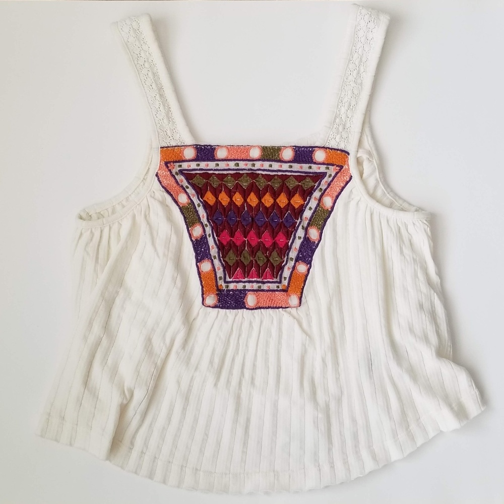 Urban Outfitters embroidered tank - size S